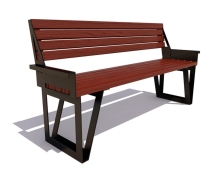 Парковая скамейка Ижевск, Лиственница 1,8 м Парковая скамейка Ижевск, Лиственница 1,8 м