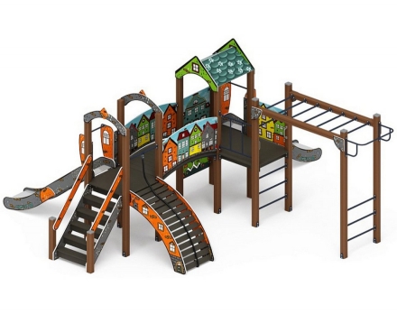 Детская игровая площадка Рада (Город) Н 1200 ДИК 2.01.2.08-31, фото 3