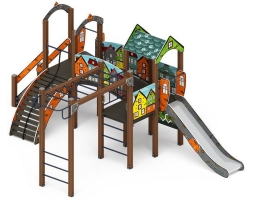 Детская игровая площадка Рада (Город) Н 1200 ДИК 2.01.2.08-31, фото 2