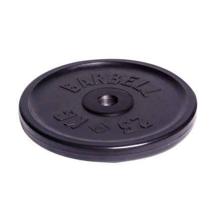 Диск олимпийский Barbell d 51 мм чёрный 25 кг, фото 1