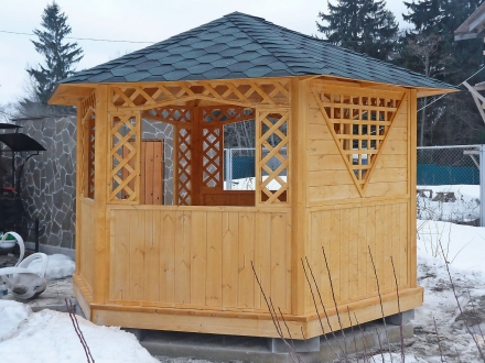 Шестигранная беседка РЫБКА, фото 7