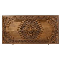 Нарды резные "Шестигранный Узор", Haleyan