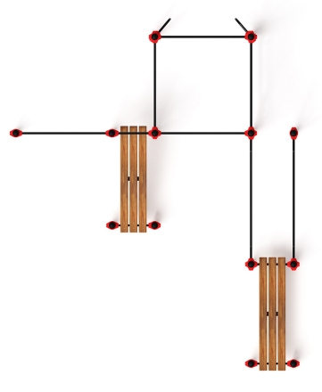 Воркаут ЛОВ 89 красный ВТ 101.18-01, фото 5