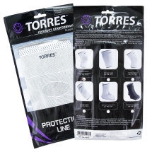 Суппорт колена &quot;TORRES &quot;, нейлон, с боковыми вставками, размер S, серый