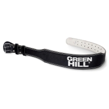 Пояс тяжелоатлетический "GREEN HILL" , 4 дюйма, размер L (дл.115 см), черный