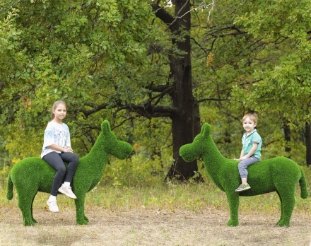 Топиари ослик Томми, без кашпо - газон Eco, фото 4