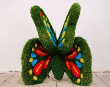 Топиари бабочка Тара, модель 1 - газон Eco+Deluxe Топиари бабочка Тара, модель 1 - газон Eco+Deluxe