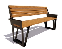 Парковая скамейка Ижевск, Лиственница 1,5 м Парковая скамейка Ижевск, Лиственница 1,5 м