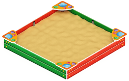 Песочница средняя (Ракушки) - ИО 5.01.02-01, фото 2