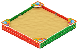 Песочница средняя (Ракушки) - ИО 5.01.02-01, фото 1