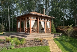 Квадратная беседка Бриз, фото 1 Квадратная беседка Бриз, фото 1