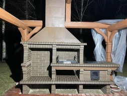 Печь Аристократ 824 Прямоугольный кирпич коричневый, фото 2