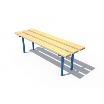 Скамья бежевая без спинки ДХО 06230, фото 1