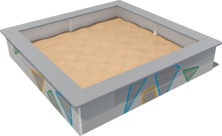 Песочница Карьер ПС101.00 для игровой детской площадки, фото 1