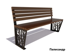 Парковая скамейка Роща, Лиственница (без подлокотников) 0,6 м Парковая скамейка Роща, Лиственница (без подлокотников) 0,6 м