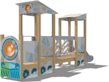 Игровой макет Поезд Сапсан МД104.00.1 для детской площадки