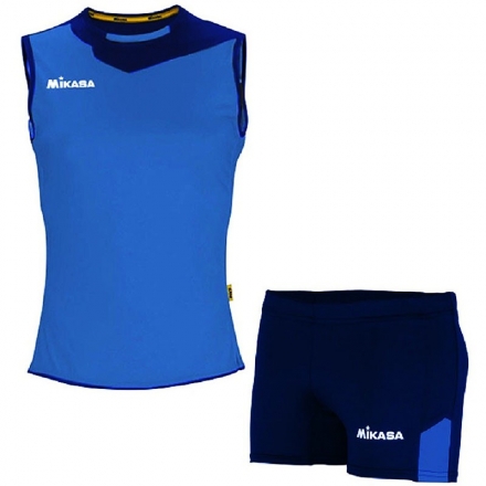 Форма волейб. жен. &quot;MIKASA&quot;, арт. MT244-0100-XL, р.XL, 100% полиэстер, темносине-синий, фото 1