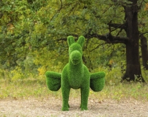 Топиари ослик Томми, с кашпо - газон Eco Топиари ослик Томми, с кашпо - газон Eco