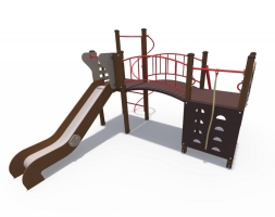 Детский игровой комплекс Браун ДИО 04012 со спиралью Н-1200, фото 2