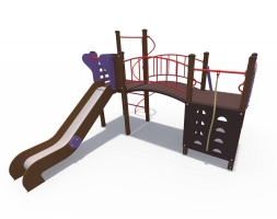 Детский игровой комплекс Браун ДИО 04012 со спиралью Н-1200, фото 1