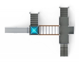 Детская игровая площадка Морской ДИК 2.17.03-01 H=1500, фото 5