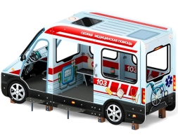 Беседка Автобус (Скорая помощь) МФ 10.03.13-04, фото 3