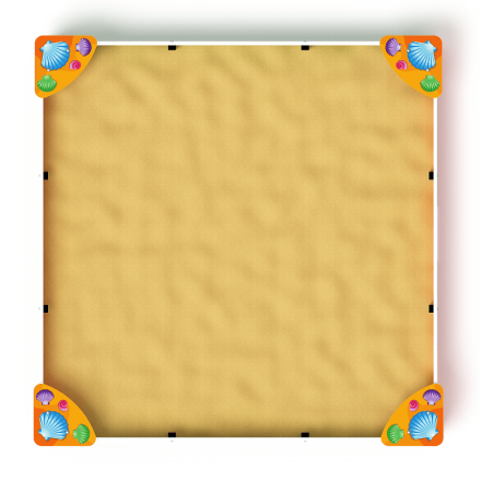 Песочница большая (Ракушки) - ИО 5.01.03-01, фото 3