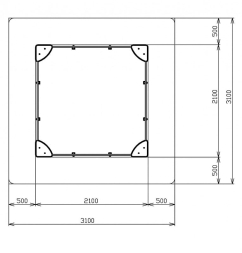 Песочница большая (Ракушки) - ИО 5.01.03-01, фото 4