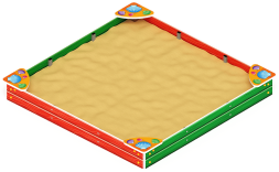 Песочница большая (Ракушки) - ИО 5.01.03-01, фото 2