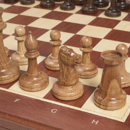 Шахматы Сенеж &quot;Стаунтон&quot; Махагон, фото 2