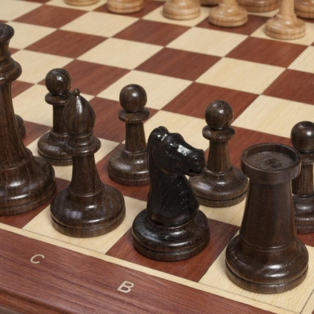 Шахматы Сенеж &quot;Стаунтон&quot; Махагон, фото 3