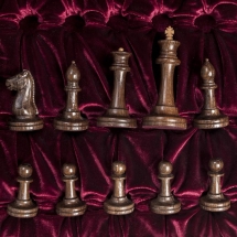 Шахматы Сенеж "Стаунтон" Махагон