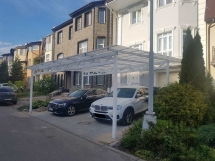 Балочный односкатный навес