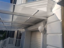 Балочный односкатный навес