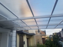 Балочный односкатный навес