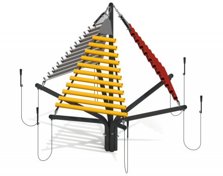 Металлофон тройной ИО-76, фото 1