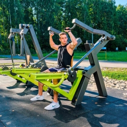 Power-1801.1 Уличный тренажер Жим вверх с переменной нагрузкой Zavodsporta, фото 4 Power-1801.1 Уличный тренажер Жим вверх с переменной нагрузкой Zavodsporta, фото 4