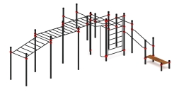 Воркаут ЛОВ 89 красный ВТ 101.19-01, фото 4 Воркаут ЛОВ 89 красный ВТ 101.19-01, фото 4