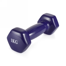 Гантель неразборная  1 кг винил