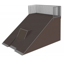 Разгонка наклонная с кикером