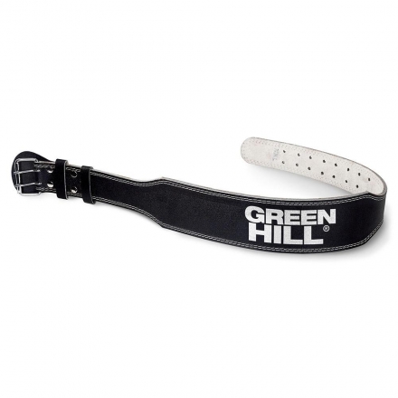 Пояс тяжелоатлетический &quot;GREEN HILL&quot; , 4 дюйма, размер XXL (дл.130 см), черный, фото 1