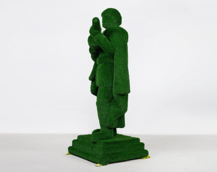 Топиари Герой Отечества - газон Есо, фото 3