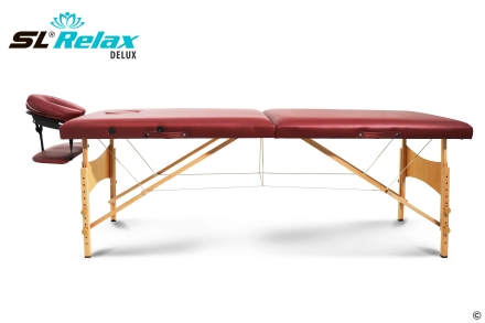 Массажный стол Delux Красный, фото 4