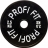 Диск для штанги каучуковый, черный, PROFI-FIT D-51, 2,5 кг