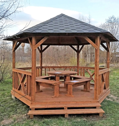 Шестигранная беседка ОФЕЛИЯ, фото 2