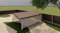 Навес для машин ФОРТ Базовая комплектация, фото 6