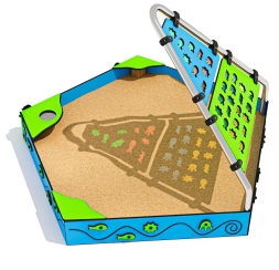 Песочный дворик ЛД051001 для детской площадки, фото 2