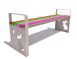 Скамейка уличная Детская 77014 для парков 200см