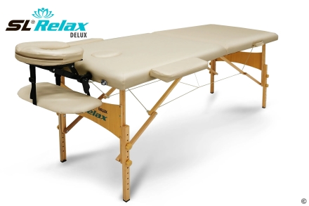 Массажный стол Delux Бежевый, фото 2