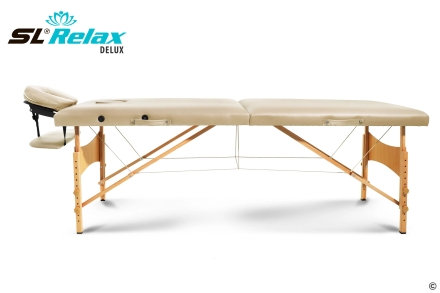 Массажный стол Delux Бежевый, фото 4